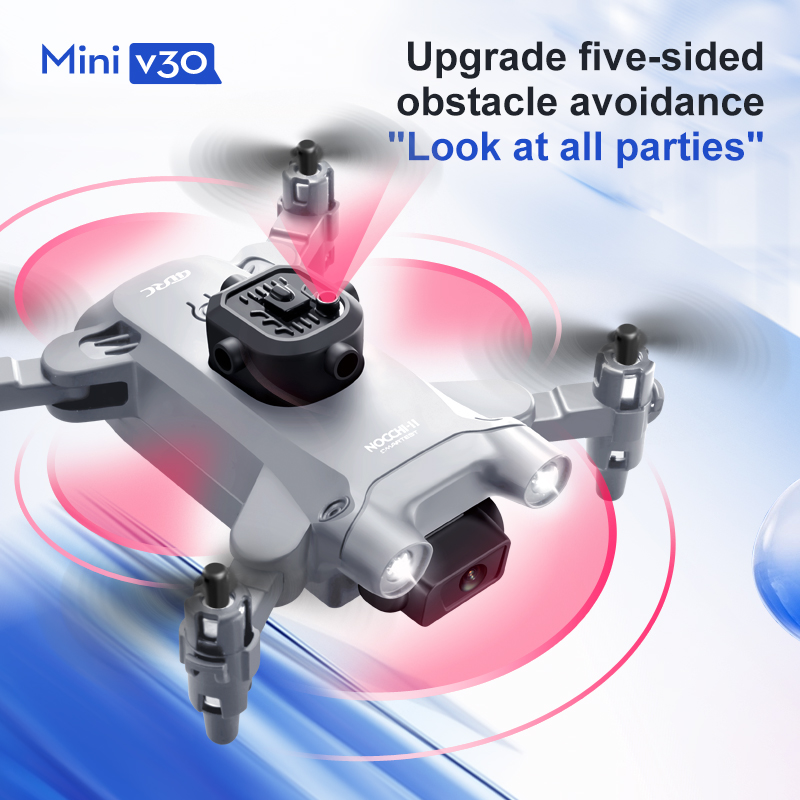 Mini V30 WiFi FPV Drone With 4 - Drone Cinematic ulasan dan harga
