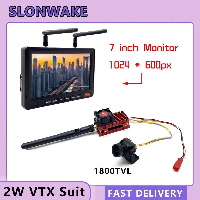 SLONWAKE 5.8G 2W VTX FPV 1800T - Drone Cinematic ulasan dan harga
