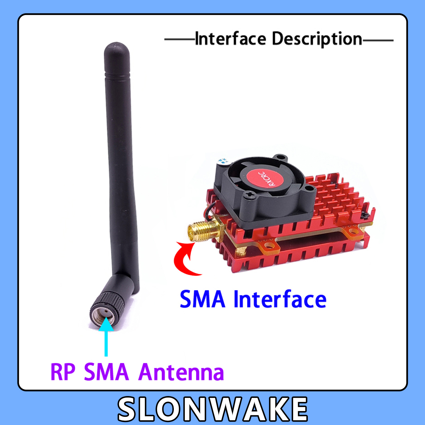 SLONWAKE 5.8G 2W VTX FPV 1800T - Drone Cinematic ulasan dan harga