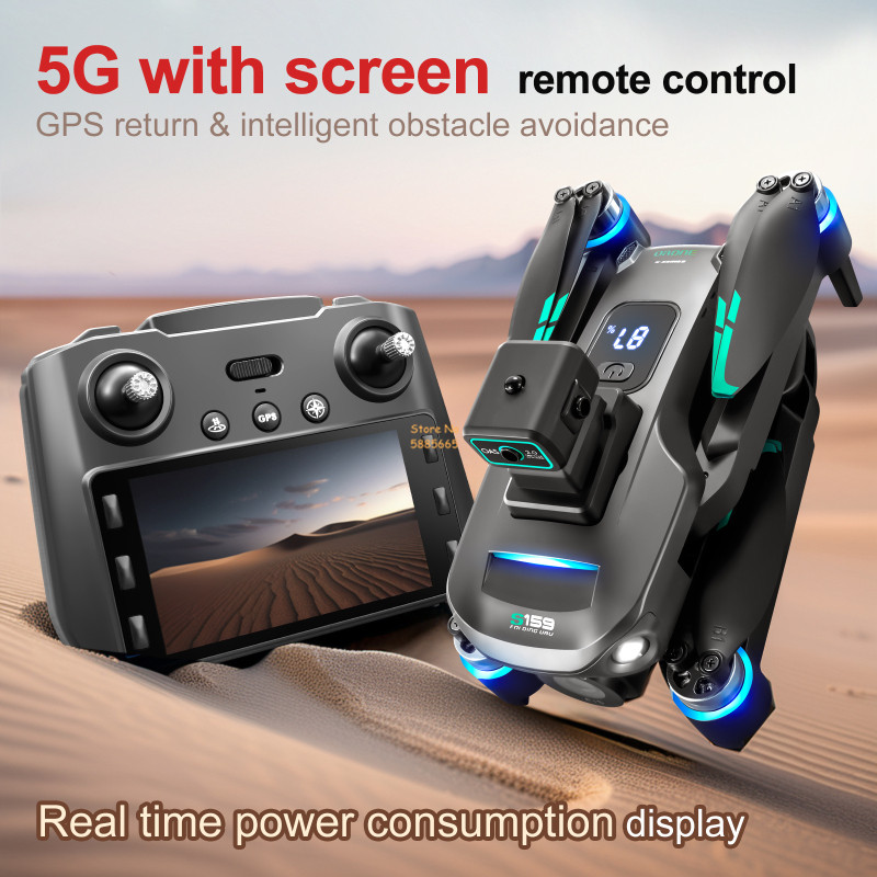 8K Dual Camera 5G WIFI FPV Rem - Drone Cinematic ulasan dan harga