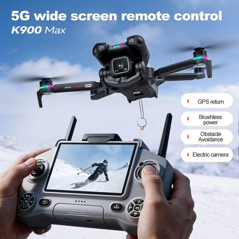 New K900 MAX GPS Drone with 4K - Drone Surveying ulasan dan harga