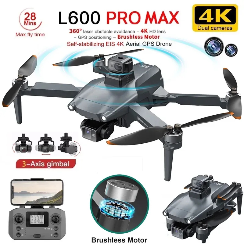 L600 PRO MAX GPS Drone Profess - Drone Cinematic ulasan dan harga