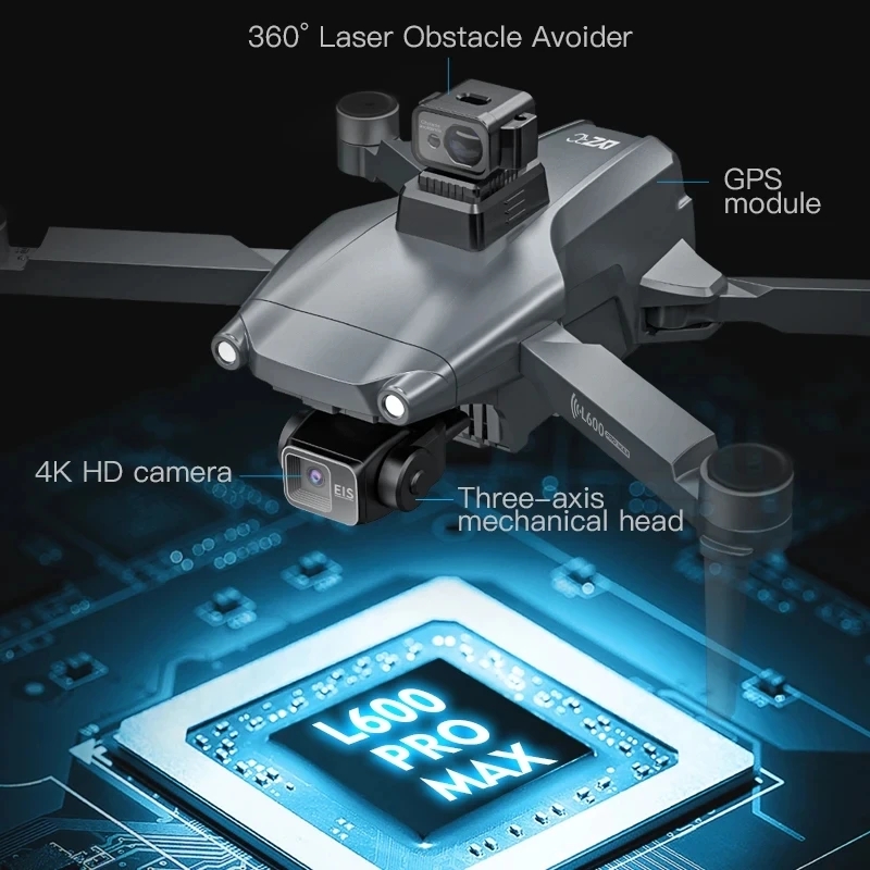 L600 PRO MAX GPS Drone Profess - Drone Cinematic ulasan dan harga