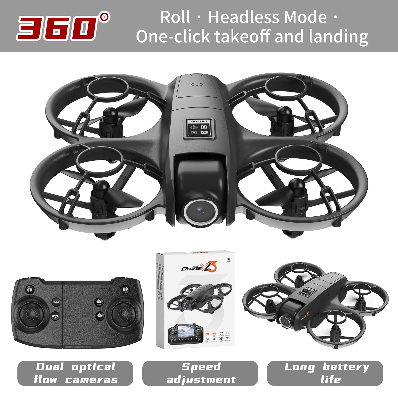 New YL3 RC Drone 8K 1080P Wide - Drone Surveying ulasan dan harga